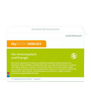 MYBIOTIK IMMUGY Kombipackung 15x2 g+30 Kapseln